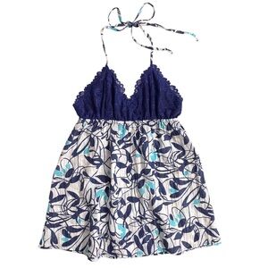 Y2K Wet Seal Boho Baby Doll Halter Top